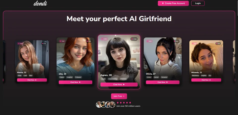 Dondi homepage preview