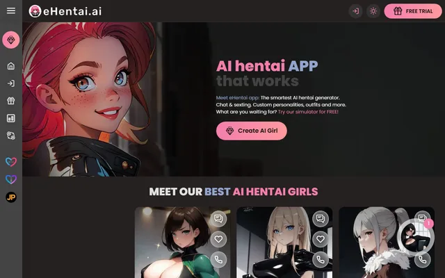 eHentai.ai homepage preview