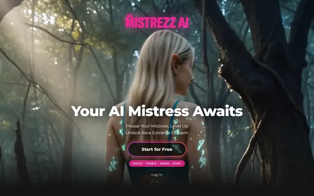 Mistrezz AI homepage preview